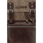 Brown Polyamide Backpack