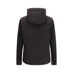 Black Polyester Shell Jacket