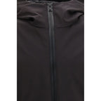 Black Polyester Shell Jacket