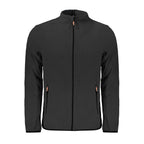 Black Polyester Men's Sweatshirt