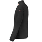 Black Polyester Men's Sweatshirt