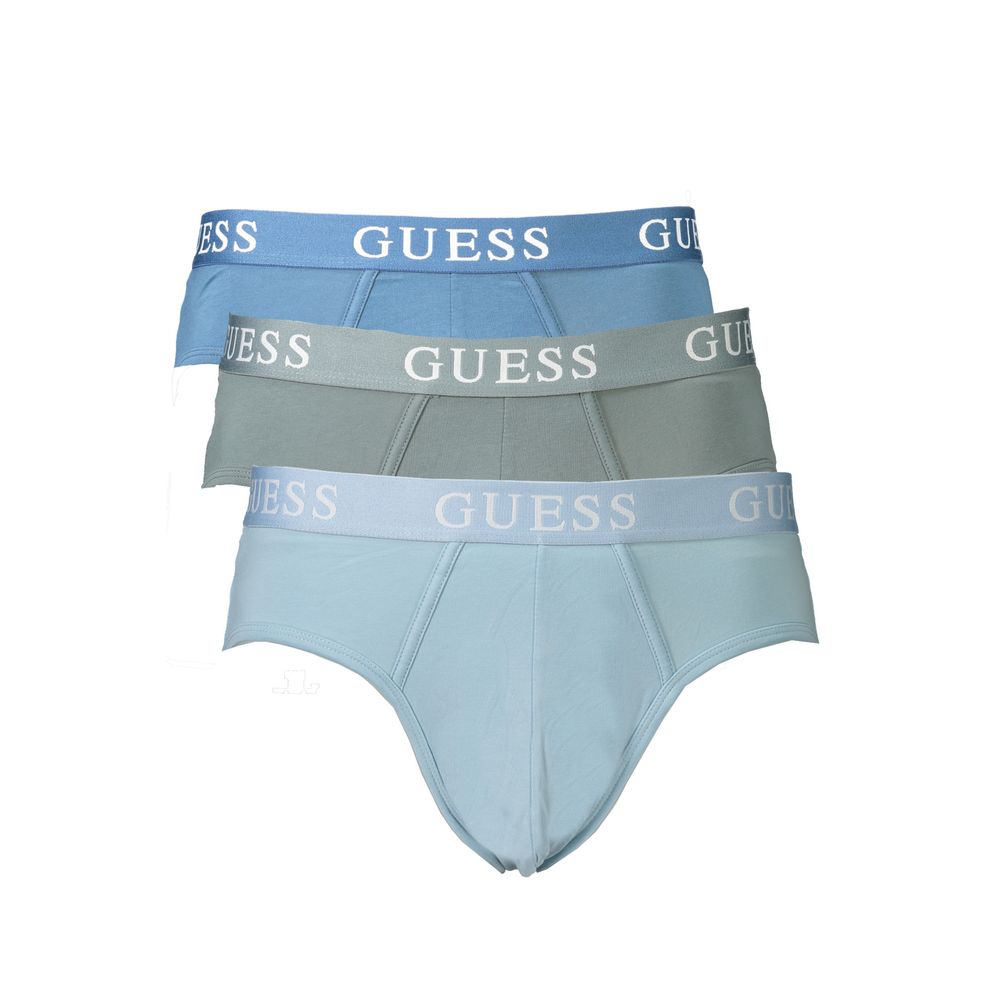 Blue Cotton Men's Underwear