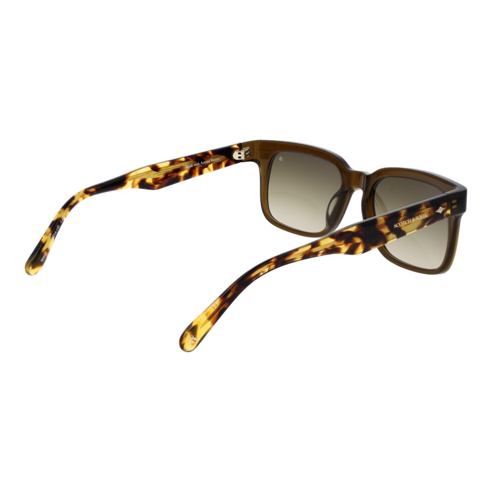 Brown Metal Sunglasses