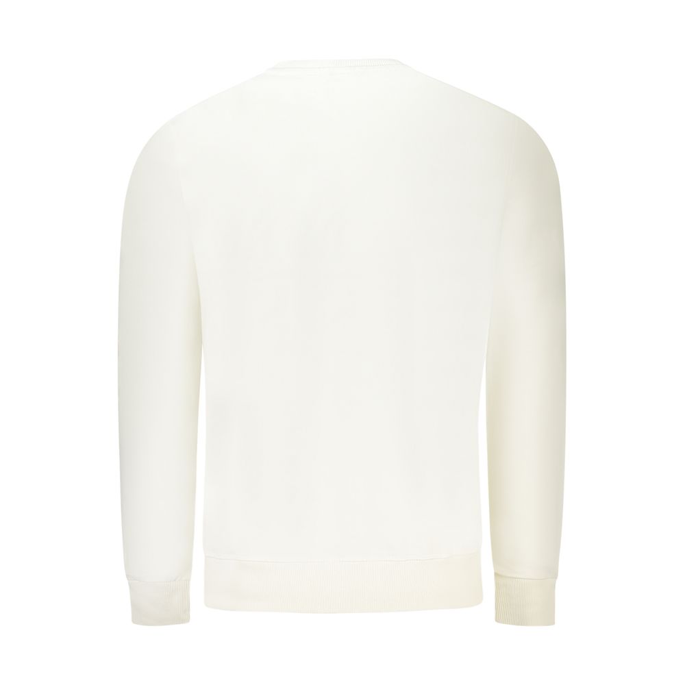 White Cotton Men's Sweatshirt