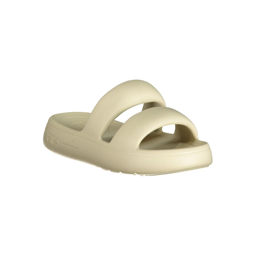Beige Polyurethane Women's Slipper