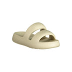 Beige Polyurethane Women's Slipper