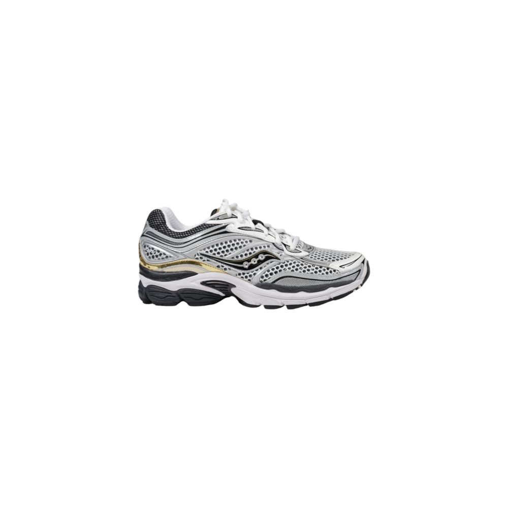 White Synthetic Athletic Sneakers