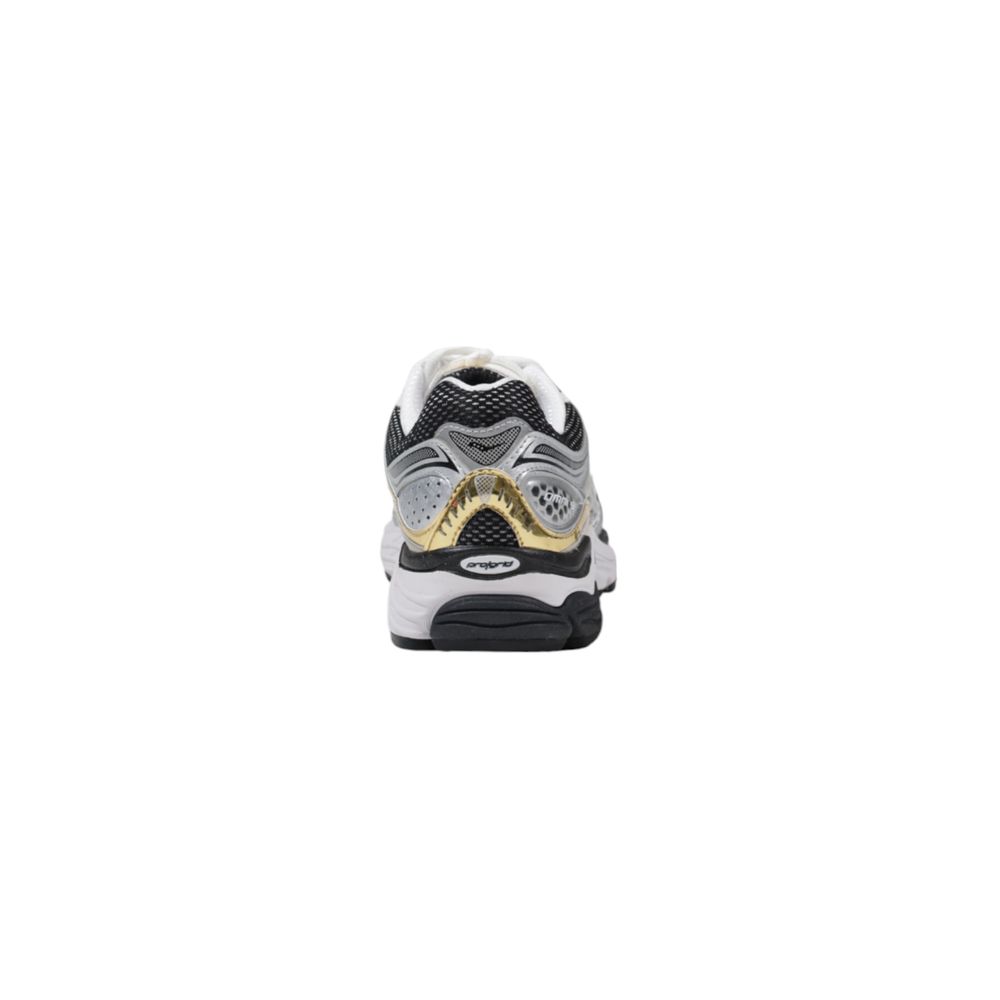White Synthetic Athletic Sneakers