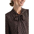 Brown Viscose Blouse