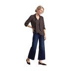 Brown Viscose Blouse