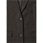 Brown Polyester Blazer