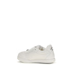 White Calf Leather Bos Taurus Sneakers