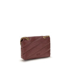 Bordeaux Calf Leather Bos Taurus Shoulder Bag