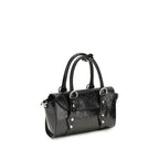 Black Calf Leather Bos Taurus Shoulder Bag