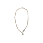 Beige Brass Necklace