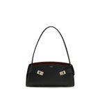 Black Calf Leather Bos Taurus Shoulder Bag