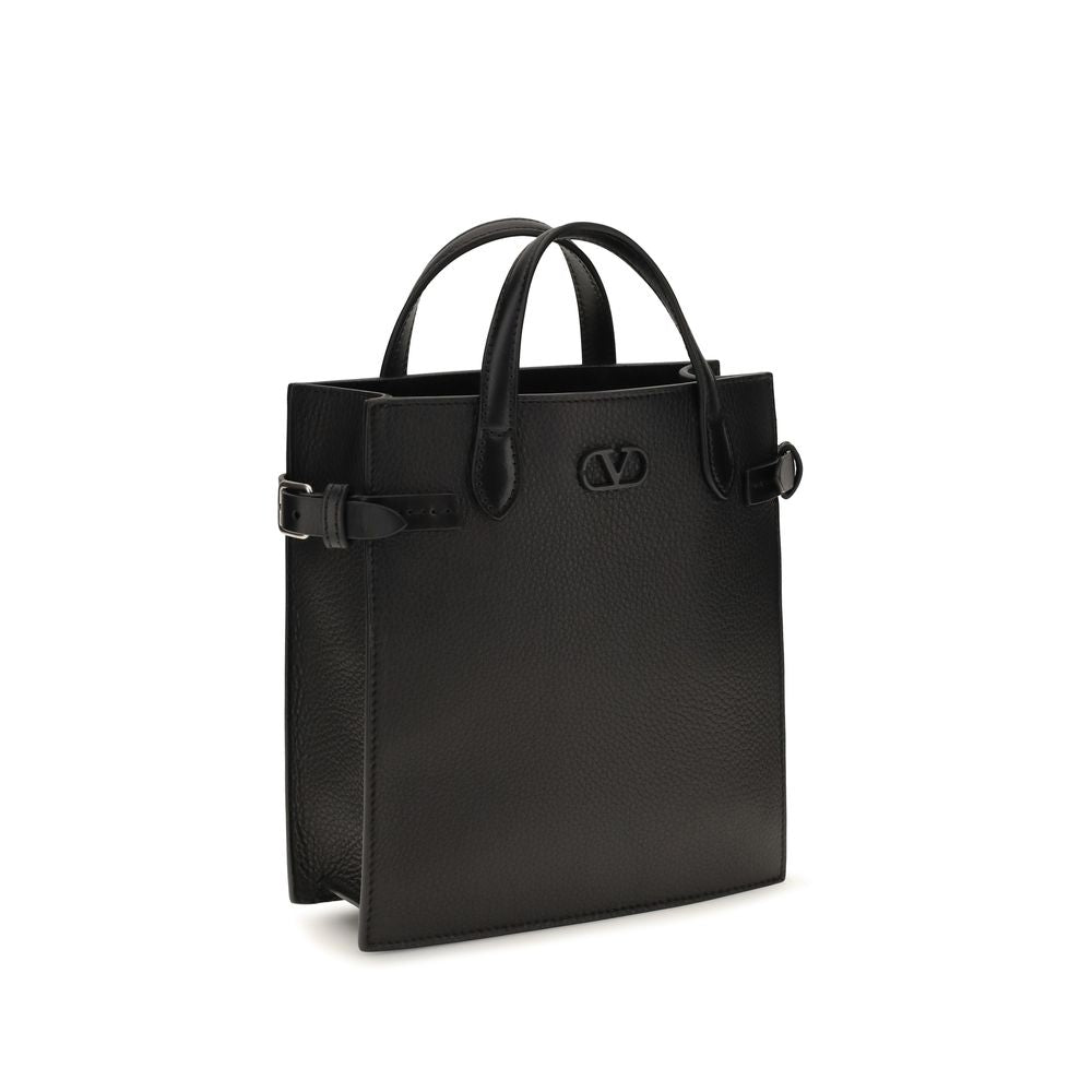 Black Calf Leather Bos Taurus Handbag