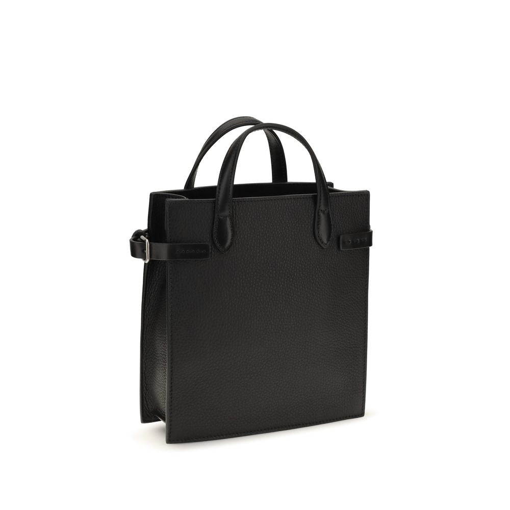 Black Calf Leather Bos Taurus Handbag