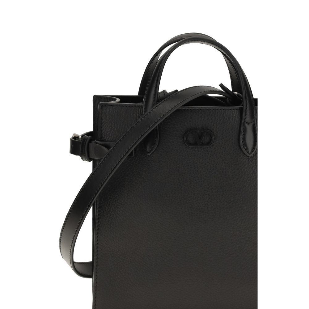 Black Calf Leather Bos Taurus Handbag