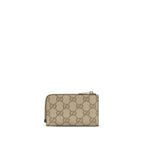 Beige Cotton Wallet