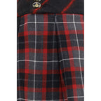 Red Wool Oves Aries Mini Skirt