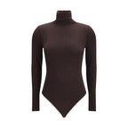 Brown Cotton Bodysuit