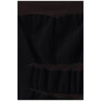 Brown Polyamide Bodysuit