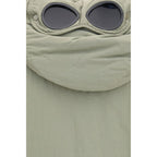 Gray Polyamide Full-Length Jacket