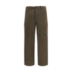 Bicolor Cotton Cargo Pants