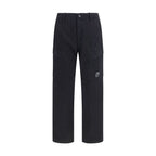 Black Cotton Cargo Pants