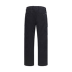 Black Cotton Cargo Pants