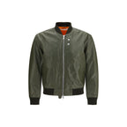 Bicolor Calf Leather Bos Taurus Bomber