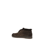 Brown Calf Leather Bos Taurus Ankle Boots