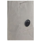 Gray Cotton Cargo Pants