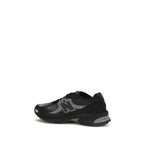 Black Recycled Polyester Athletic Sneakers