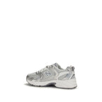 White Polyamide Athletic Sneakers