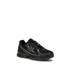 Black Polyamide Athletic Sneakers