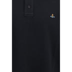 Black Cotton Polo Shirt