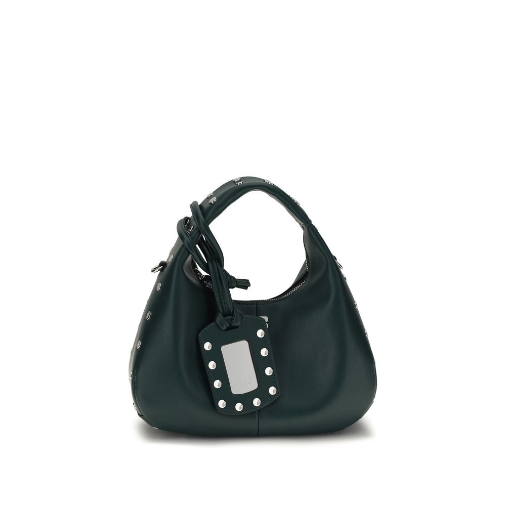 Bicolor Recycled Leather Handbag