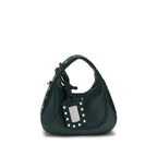Bicolor Recycled Leather Handbag