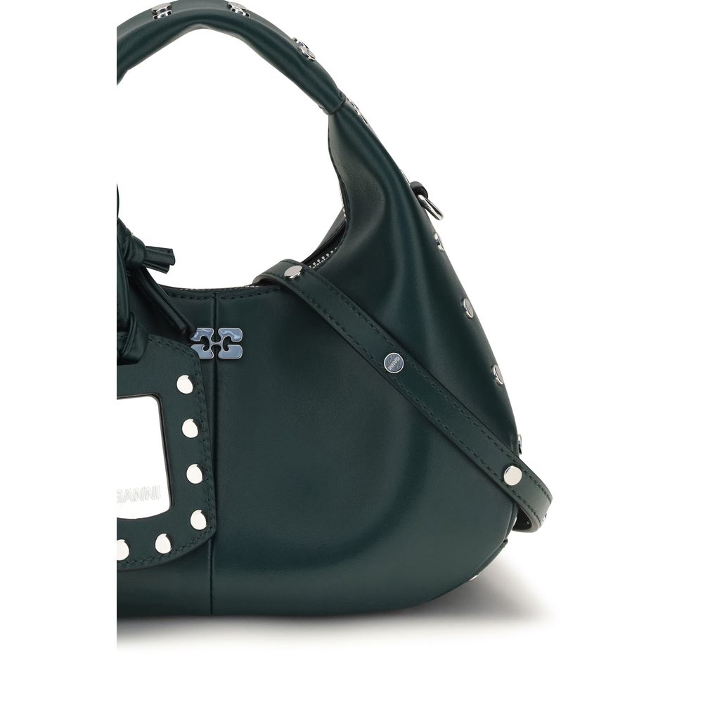 Bicolor Recycled Leather Handbag