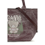 Bordeaux Cotton Shoulder Bag