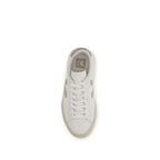 White Calf Leather Bos Taurus Low Top Sneakers
