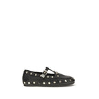 Black Recycled Polyester Ballet Flats