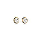 Gold Glass Earrings