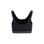 Black Polyester Sport Bra