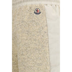 Beige Polyester Joggers (Workout Pants)