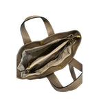 Beige Cowhide Handbag