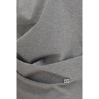 Gray Cotton Long Sleeve T-Shirt