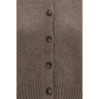 Brown Wool Oves Aries Cardigan
